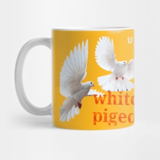 white pegeon Mug